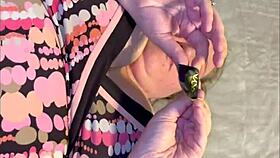 This amateur couple drops a huge creampie close-up just for your eyes