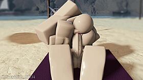 indoor pool wasn't enough so we fuck hard on the beach