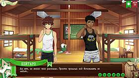keitaro dives into game camp of friends path 2 episode 49 russian voiceover adventure