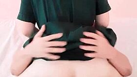 net sneaks over to ride friend's cock cowgirl till creampie