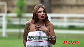 sara blonde returns for quickie titty fuck blowjob