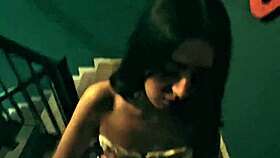 skinny colombian tricked into bedroom for deepthroat humiliation