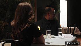 deeper into garage katie kush bound handcuffed chokes on monster bbc deepthroat then anal punished riding hard