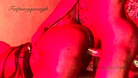 spreading milf pussy wide aggressive hardcore doggy