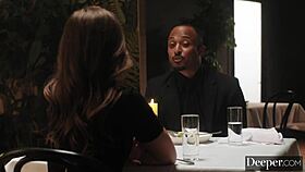 deeper into garage katie kush bound handcuffed chokes on monster bbc deepthroat then anal punished riding hard