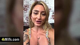 nympho milf kathryn begs pov blowjob then pussy cum fill