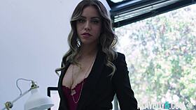 alina lopez strips nude in office