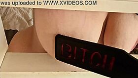 Spank my huge tits nipples and ass super hard tonight!