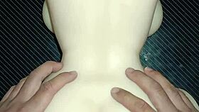 Mandy's tight ass creampied anal fucked hard desk domination gaping