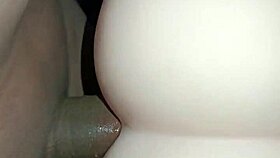 Mandy's tight ass creampied anal fucked hard desk domination gaping