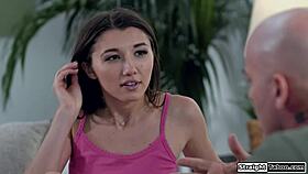 stepdad teaches you to crave his deepthroat domination and shaved pussy lick