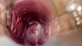 close-up vaginal orgasm quivers intensely