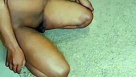 Sissy femboy workouts hard for that perfect feminine ass shaking body