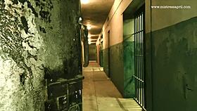 a dominatrix runs a harsh clinic for cock treatment.