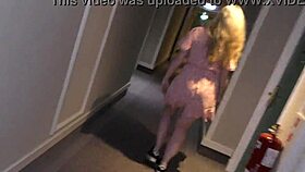 Curvy spanish teen claudia teases big black cock in hotel