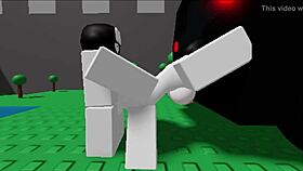 Overwhelmed By Roblox Tm's Monster Cock Cumming Deep Inside My Milf Pussy!