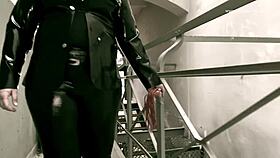 a dominatrix runs a harsh clinic for cock treatment.