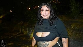 Peachy Garcia meets stranger in Marietta for WILD FUCK