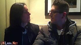 mature classy milf in stockings heels blows that monster british cock hard