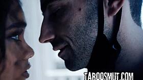 cheating ebony milf rides delivery guy cowgirl deepthroat in hardcore interracial scandal affair 💋🔥