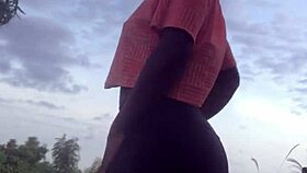 i went crazy twerkin half naked deep in the wild forest