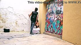 i had wild public sex on barcelona streets feeling so exposed