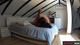 😍 big butt ebony milf kiki minaj rides huge black cock nuclear style!