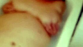 i'm teasing my naked pussy in the bathtub getting so wet
