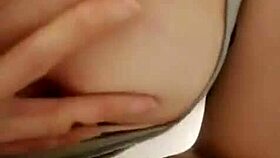 She fingers herself while he massages in erotic seduction 🔥💋