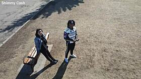 Native american indian teen rides big black cock first time