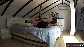 😍 big butt ebony milf kiki minaj rides huge black cock nuclear style!