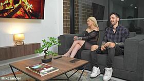 milf rides huge cock during girlfriend phone call?