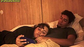 chubby argentinian beauty chokes on thick cock after movie deepthroat face fuck