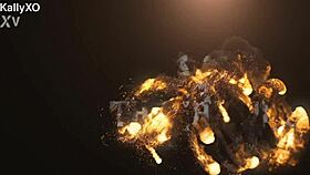 watch me stretch all my holes with this huge dildo