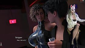 oh god this busty milf chokes hard on monster dildo in stockings cosplay game her nipples poke through