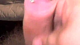 solobdsmman shows small pierced useless cock closeup