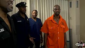 Big-boobed brunette Maxine X craves another brutal BBC gangbang pounding.