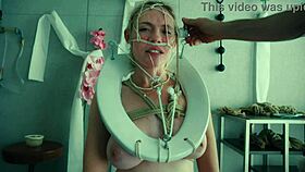 imagine the cutest bound toilet pet enduring extreme bdsm assfucking and golden showers