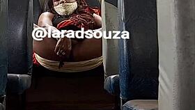 lara dsouza struts her crossdressing slut vibe on the bus part 2