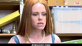 Store Manager Roughly Fucks Ella Hughes For Stealing!