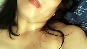 Mega cumshot blasts hot bbw milf body