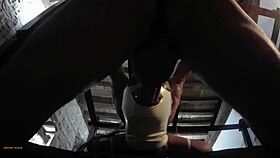 watch saliva and thick cum drip from my gagging throat after deepthroat face fucking monster cock