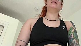 Futa pegging pet in degrading POV tease?