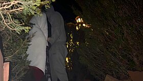 i love filming my petite emo slut wife's public creampie outdoors