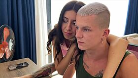 Young Hubby Humiliated By Wife's Massive Cum Facial Load