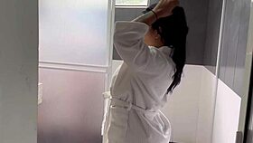 ever seen a hot latina take anal under the shower?