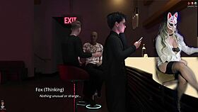 oh god this busty milf chokes hard on monster dildo in stockings cosplay game her nipples poke through