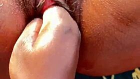 Ebony Milf Fists Her Dripping Pussy to Massive Orgasm