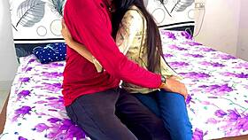 desi girl moans as huge cock stretches her tight shaved pussy first time in hotel