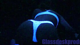 scarlett johnson blacklight creampie fetish rough panty spy tears